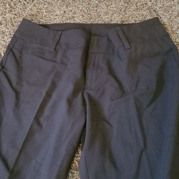 AB Studio Size 12 Short Brown Dress Pants - Picture 2 of 5